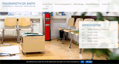 Desktop Screenshot of frauenarzt-barth.de